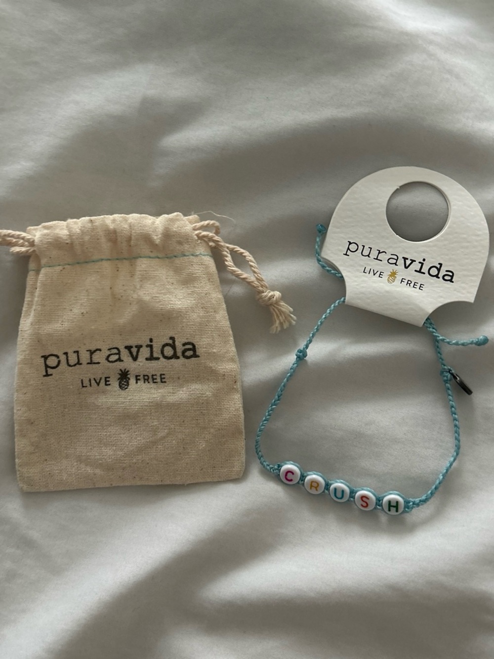 Pura Vida Turquoise 'CRUSH' Beaded Bracelet